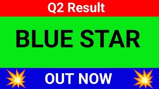 Blue Star q2 result 2025  blue Star Ltd result today  blue Star latest news  blue Star results [upl. by Antonino]