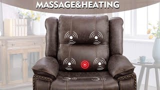 Recommended Buy Faux Leather Electric Power Lift Recliner Chair With Massage and Heating [upl. by Ettereve382]