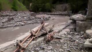 Flooding and mudslides forces hundreds to evacuate Italys Cogne [upl. by Atiner225]