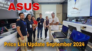 ASUS Price List Update September 2024 [upl. by Anoid883]