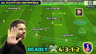 Deadly 4312 ☠️🫴🔥 OP Quick Counter Best Attacking amp Defending Formation In eFootball 2025 🥵 [upl. by Chris]