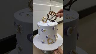 Beautiful new decorate cake cake cakedecorating cakedesign happynewyearcakedesign2024 [upl. by Aicylla]