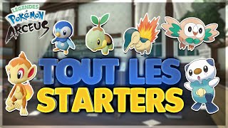 Comment Avoir TOUT les Starter dans Pokémon Legendes Arceus [upl. by Batruk]