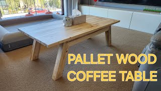 This Is How I Built a Coffee Table From Pallet Wood [upl. by Banwell952]