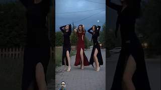 3 twins sister dance dancechallenge twins tiktoker aruzhanm shorts ytshots [upl. by Franz]