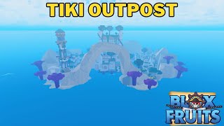 Where is Tiki Outpost in Blox Fruits  Tiki Outpost Location  Third Sea [upl. by Giselle]