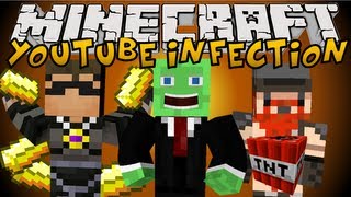 Minecraft YouTube Infection Parkour Adventure  IM IN A MAP [upl. by Araet]