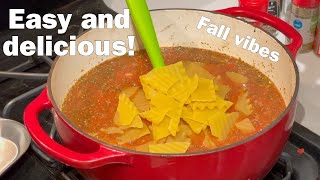 VIRAL Lasagna Soup from TikTok [upl. by Plusch]