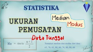 3 MEDIAN DAN MODUS  STATISTIKA  KELAS 8 SMP [upl. by Bricker13]