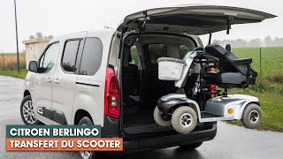 CITROEN BERLINGO  TRANSFERT DU SCOOTER [upl. by Winstonn]