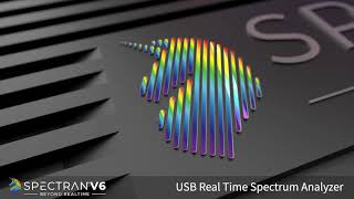 SPECTRAN V6  BEYOND REALTIME  USB RealTime Spectrum Analyzer [upl. by Akirre]