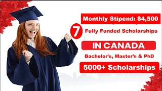 Fully Funded Scholarships in Canada 2024  No IELTS  How to Apply Online [upl. by Cutcheon325]