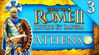 SIEGE OF ROME Total War Rome 2 DEI Athens Campaign Gameplay 3 [upl. by Kayla390]