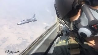 Pakistan Air Force F7P Take off and Landing cockpit view [upl. by Yusuk]