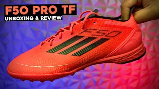 adidas F50 PRO TF  Unboxing amp Review [upl. by Ingvar]