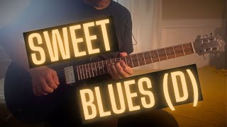 Sweet Groove Blues Guitar Backing Track D [upl. by Alatea463]