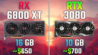 RX 6800 XT vs RTX 3080  Test in 7 Games [upl. by Aseel863]