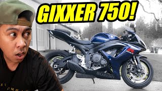 I BOUGHT A GIXXER SUZUKI GSXR 750 [upl. by Merci]