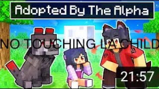 Reacting to Aphmau Adopted by the alpha wolf in Minecraft [upl. by Jarita]