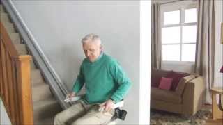 Acorn 120 Straight Stairlift Demonstration [upl. by Esmerelda]