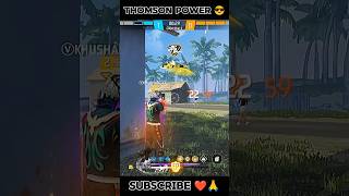 Thomson Power 24 Hour 🔥☠️  foryou foryoupage freefirehighlights freefire tgrnrz [upl. by Stafford309]