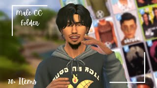 Sims 4 Male CC Folder FREE DOWNLOAD  70 items [upl. by Htiel]