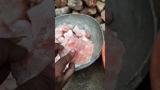 Shopping rock salt rocksalt rocksandminerals [upl. by Ailefo]