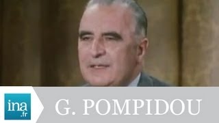 Conférence de press George POMPIDOU 2 juillet 1970  Archive vidéo INA [upl. by Adnoyek752]