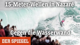 Nazaré Portugal Wettkampf der Big Wave Surfer  DER SPIEGEL [upl. by Whelan]