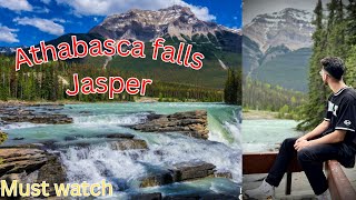 Athabasca falls Jasper  College Trip Part 3  Must watch  Funny vlog [upl. by Eniger]