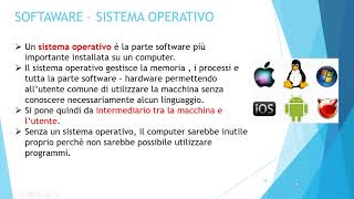 Componenti di un computer  Dispositivi Software [upl. by Hewie]