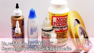 Los 5 mejores pegamentos para Scrapbooking [upl. by Sanger726]