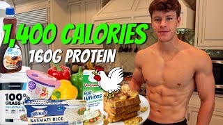 Full Day of Eating 1400 Calories  EXTREME Weight Lose Diet To Burn Fat Fast [upl. by Kin719]