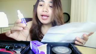 UNBOXING  RIVIEW COLLYRE BLUE laiter BAHASA INDONESIA [upl. by Kirwin732]