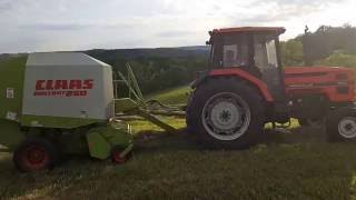 Agco Allis 7600Claas Rollant 250 [upl. by Oderfigis]