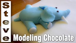 HOW TO MAKE MODELING CHOCOLATE  Simple Easy Recipe [upl. by Woolley]