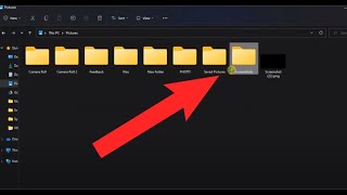 How to Find Saved Screenshots in Windows 11 [upl. by Sined]