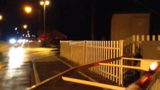 Haxby Road Level Crossing Yorks Saturday 24102015 [upl. by Jamaal]