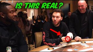 Adin Ross amp Dana White High Stakes Gambling 4000000 [upl. by Selin605]