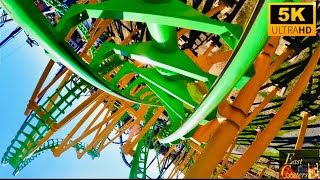 The Riddler Revenge POV 5K Six Flags New England Agawam MA [upl. by Capone992]