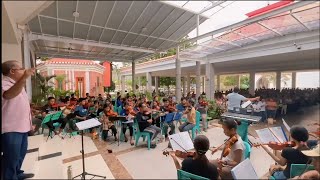 Ensaiu hamutuk dahuluk Coro Diocese 3 no Orquestra ba Vizitasaun Santo Padre [upl. by Irodim670]