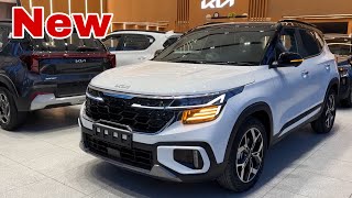 New KIA SELTOS 2024 New Updated Model Panaromic Sunroof 360 Adas  Seltos 2024 White Colour Review [upl. by Melita47]