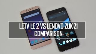 LeEco Letv Le 2 vs Lenovo ZUK Z1 Comparison [upl. by Aillemac]