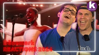 SABA  Sand  Dänemark  Reactions  Eurovision Song Contest 2024 [upl. by Zaid]