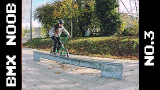 Zum ersten mal Double Peg Grind BMX NOOB No3 [upl. by Rhine]