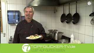 Tiegel oder Grützwurst mit Sauerkraut und Kartoffelstampf  TopfguckerTV [upl. by Deerdre]