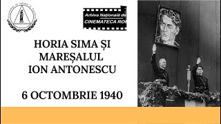 Discursurile lui Horia Sima și al generalului Ion Antonescu 6 octombrie 1940 [upl. by Glenine]