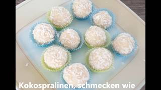 Kokospralinen schmecken wie Raffaellos mit Kenwood CC Gourmet und Thermomix ® [upl. by Epp]