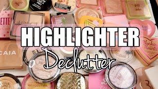 HIGHLIGHTER Collection amp DECLUTTER [upl. by Ohare530]