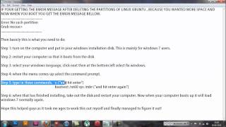Error No such partition Grub rescue FIX [upl. by Gaillard213]